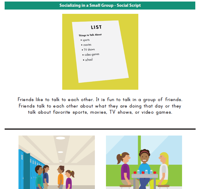 Using Social Scripts to Teach Social Behaviors STAR Autism Support